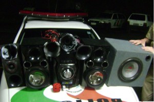 PM Apreende Som em Porto União 03.01.2013