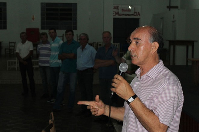 Prefeito Anízio de Souza, em seu discurso  Foto: Divulgação