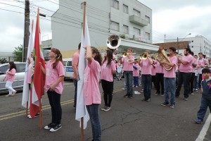 Banda Marcial Frei Deodato de Porto União Foto: Gisele Ovitski