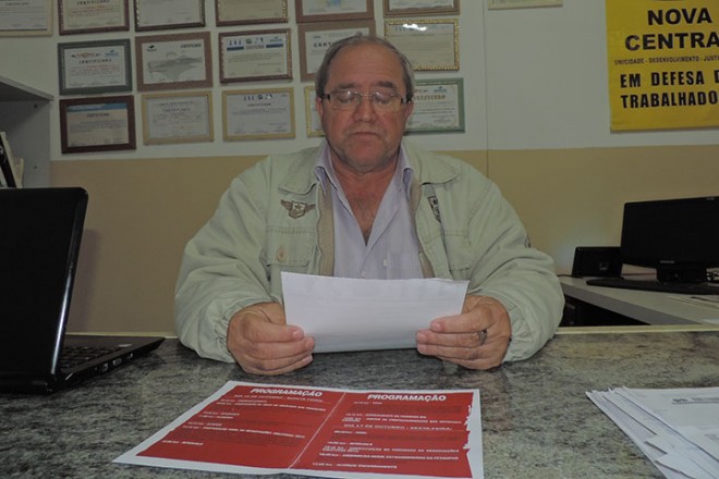 Presidente do Sindicato dos Motoristas de União da Vitória Foto: Gisele Ovitski/ Rádio Colmeia