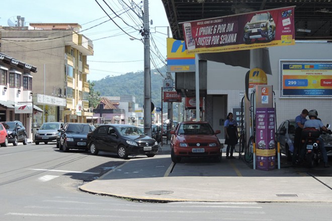 Posto de gasolina da área central de União da Vitória. Segundo informações alguns postos já estão fechados, pois não tem combustível Foto: Marciel Borges/ Rádio Colmeia