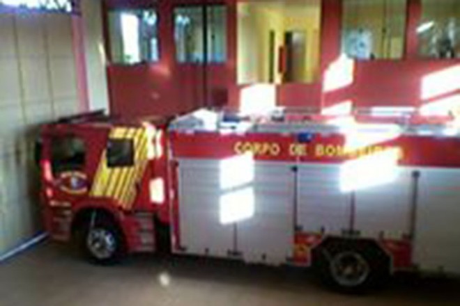 Caminhão do Corpo de Bombeiros de União da Vitória Foto: Corpo de Bombeiros
