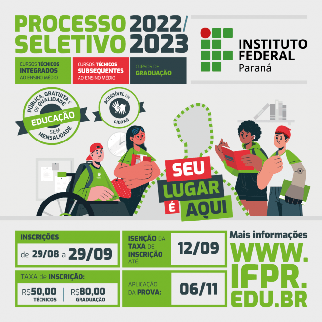 IFTM abre período de inscrição do Processo Seletivo 2022