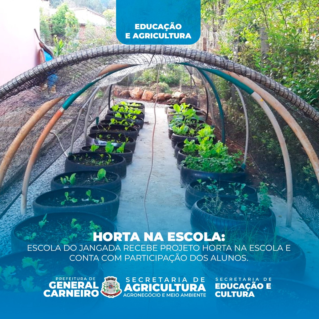 Projeto Horta na Escola segue sendo inserido em General Carneiro ...