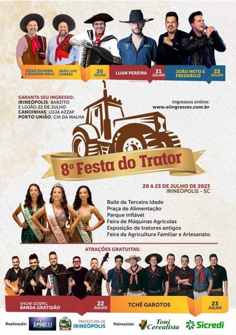 2ª Festa do Trator de Guiricema acontece neste domingo